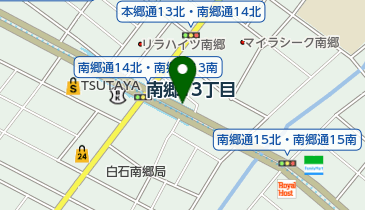 なんごう耳鼻咽喉科の地図画像