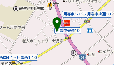 浜田皮膚科医院の地図画像