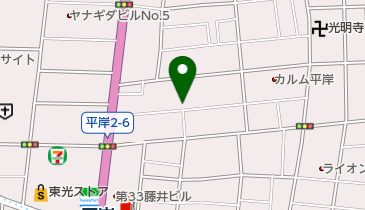 平岸本町内科クリニックの地図画像