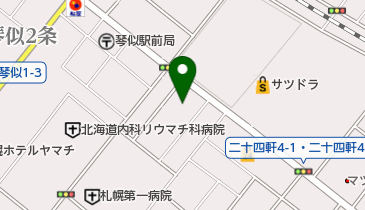 エム・オー・エー札幌クリニックの地図画像