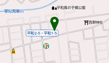 首藤内科の地図画像