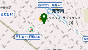 西さっぽろ内科・糖尿病内科クリニックの地図画像