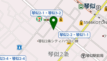 札幌ことに乳腺クリニックの地図画像