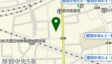 厚別中央整形外科の地図画像