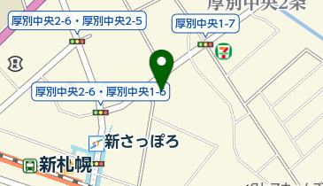浜辺晃循環器科内科クリニックの地図画像