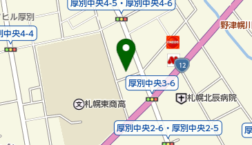 栗原内科の地図画像