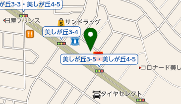 美しが丘耳鼻咽喉科の地図画像