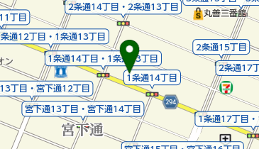 高桑整形外科一条クリニックの地図画像