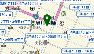 四条はらだ医院の地図画像