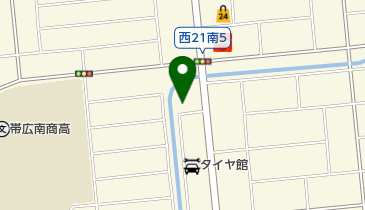 帯広泌尿器科の地図画像