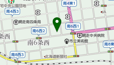 國分医院網走皮膚科クリニックの地図画像