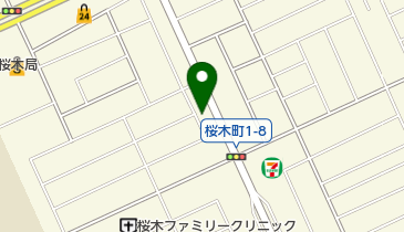 しのじま皮膚科クリニックの地図画像