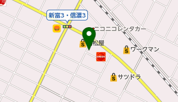 矢尾外科胃腸科の地図画像