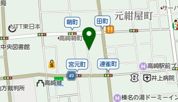 松岡皮ふ科の地図画像
