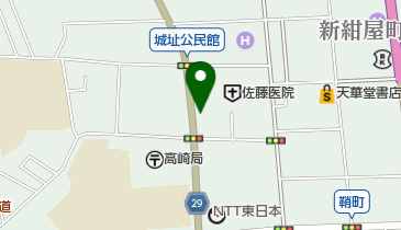 菊池皮膚科の地図画像