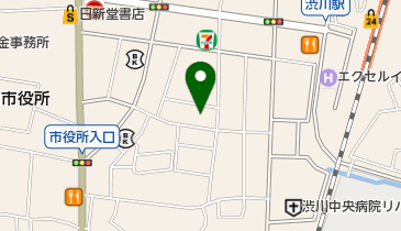本沢医院の地図画像