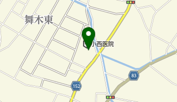 小西医院の地図画像