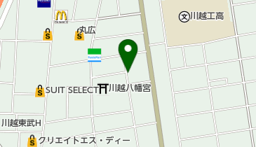 山口内科医院の地図画像