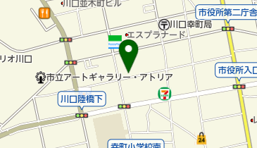 山川整形外科の地図画像