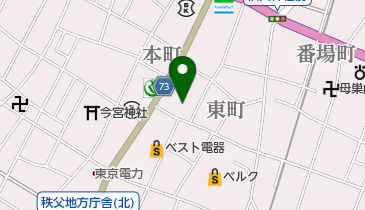 岡部医院の地図画像