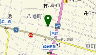 藍原眼科医院の地図画像