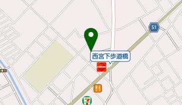 松沢医院の地図画像