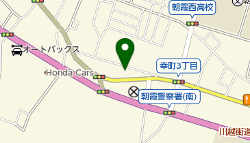 朝霞整形外科・外科の地図画像
