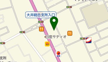 大井協同診療所の地図画像