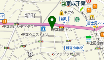 椎名内科医院の地図画像