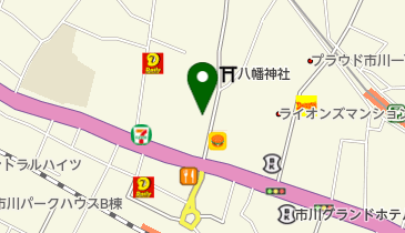 市川肛門科胃腸科クリニックの地図画像