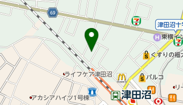 クリニック津田沼の地図画像