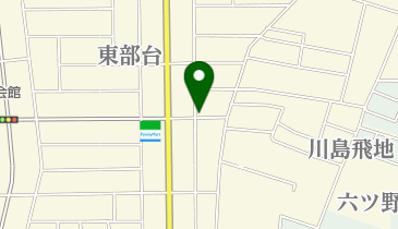 東部台医院の地図画像