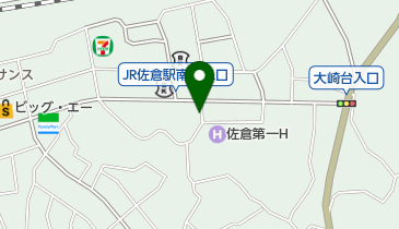 西川整形外科の地図画像