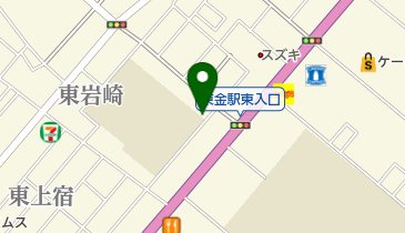 大原耳鼻いんこう科の地図画像
