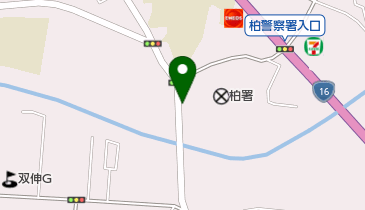 柏愛耳鼻咽喉科の地図画像