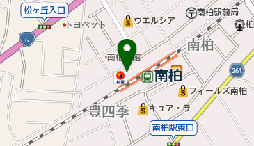 八木沼皮フ科の地図画像