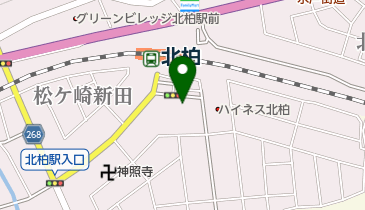 あらい皮フ科の地図画像