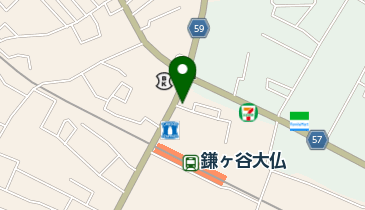 長谷川皮フ科の地図画像