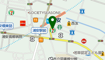浦安サンクリニックの地図画像