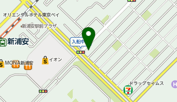 入船整形外科リハビリテーションクリニックの地図画像