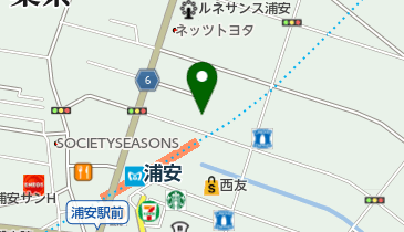浦安リウマチ整形外科内科の地図画像