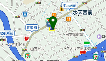 弓削医院の地図画像