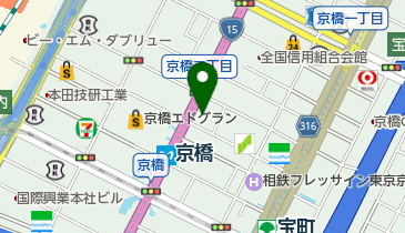 京橋内科医院の地図画像