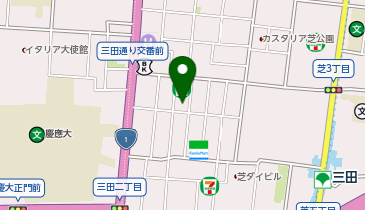 三田医院の地図画像