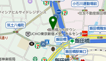 飯田橋村井医院の地図画像