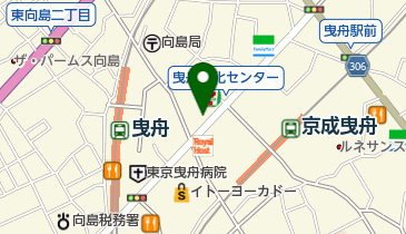 曳舟眼科医院の地図画像