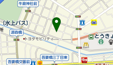 隅田川診療所の地図画像