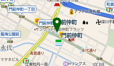 深川橋クリニックの地図画像