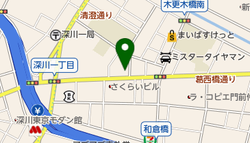 深川安江クリニックの地図画像