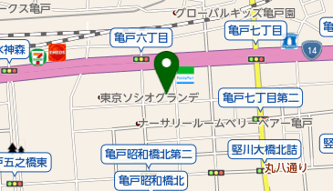 五和貴江東クリニックの地図画像